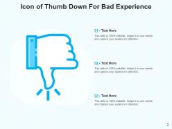 Thumbs Down Icon Experience Disappointing Customer Service Product