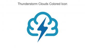 Thunderstorm Clouds Colored Icon In Powerpoint Pptx Png And Editable Eps Format