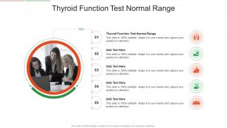 Thyroid Function Test Normal Range In Powerpoint And Google Slides Cpb