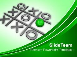 Tic tac toe competition powerpoint templates ppt themes and graphics 0113