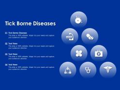 Tick borne diseases ppt powerpoint presentation infographics model