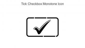 Tick Checkbox Monotone Icon In Powerpoint Pptx Png And Editable Eps Format