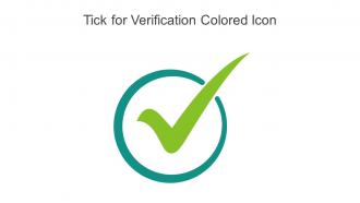 Tick For Verification Colored Icon In Powerpoint Pptx Png And Editable Eps Format