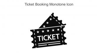 Ticket Booking Monotone Icon In Powerpoint Pptx Png And Editable Eps Format
