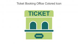Ticket Booking Office Colored Icon In Powerpoint Pptx Png And Editable Eps Format
