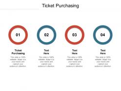 Ticket purchasing ppt powerpoint presentation styles icons cpb