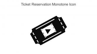 Ticket Reservation Monotone Icon In Powerpoint Pptx Png And Editable Eps Format