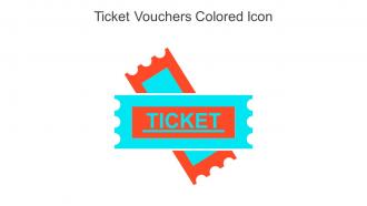 Ticket Vouchers Colored Icon In Powerpoint Pptx Png And Editable Eps Format