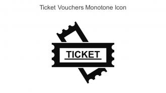 Ticket Vouchers Monotone Icon In Powerpoint Pptx Png And Editable Eps Format