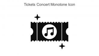 Tickets Concert Monotone Icon In Powerpoint Pptx Png And Editable Eps Format