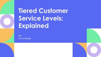 Tiered Customer Service Levels Explained PPT Structure AT