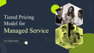 Tiered Pricing Model For Managed Service Powerpoint Presentation Slides