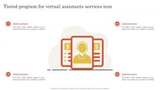 Tiered Program For Virtual Assistants Services Icon