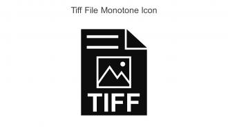 Tiff File Monotone Icon In Powerpoint Pptx Png And Editable Eps Format