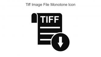 Tiff Image File Monotone Icon In Powerpoint Pptx Png And Editable Eps Format