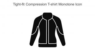 Tight Fit Compression T Shirt Monotone Icon In Powerpoint Pptx Png And Editable Eps Format