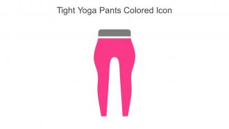 Tight Yoga Pants Colored Icon In Powerpoint Pptx Png And Editable Eps Format
