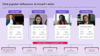 TikTok Advertising Campaign Find Popular Influencers In Brands Niche MKT SS V