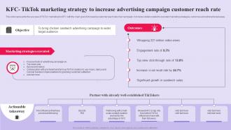 TikTok Advertising Campaign Kfc TikTok Marketing Strategy To Increase MKT SS V