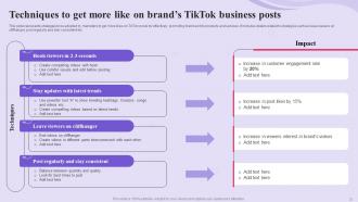 TikTok Advertising Campaign Powerpoint Presentation Slides MKT CD V Impactful Unique