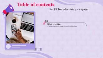 TikTok Advertising Campaign Powerpoint Presentation Slides MKT CD V Slides Content Ready
