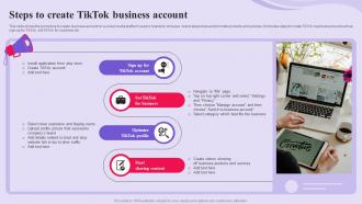 TikTok Advertising Campaign Steps To Create TikTok Business Account MKT SS V