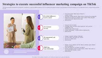 TikTok Advertising Campaign Strategies To Execute Successful Influencer MKT SS V