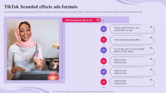 TikTok Advertising Campaign TikTok Branded Effects Ads Formats MKT SS V