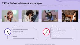 TikTok Advertising Campaign TikTok In Feed Ads Format And Ad Specs MKT SS V