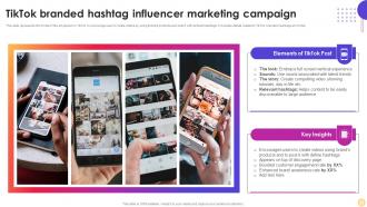 Tiktok Branded Hashtag Influencer Marketing Instagram Influencer Marketing Strategy SS V