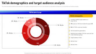Tiktok Demographics And Target Audience Analysis Social Media Influencer Strategy SS V