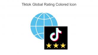 Tiktok Global Rating Colored Icon In Powerpoint Pptx Png And Editable Eps Format