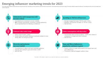 Tiktok Influencer Marketing Emerging Influencer Marketing Trends For 2023 Strategy SS V