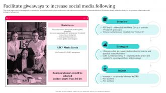 Tiktok Influencer Marketing Facilitate Giveaways To Increase Social Media Following Strategy SS V