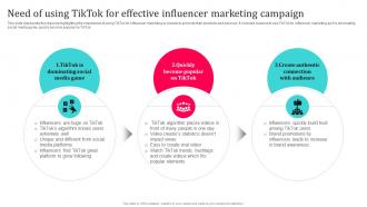 Tiktok Influencer Marketing Need Of Using Tiktok For Effective Influencer Marketing Strategy SS V