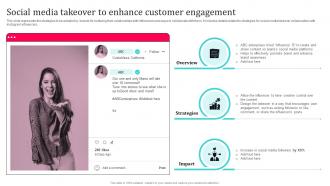 Tiktok Influencer Marketing Social Media Takeover To Enhance Customer Engagement Strategy SS V