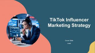 Tiktok Influencer Marketing Strategy PPT Template AT