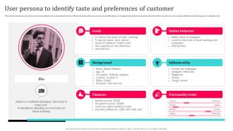 Tiktok Influencer Marketing User Persona To Identify Taste And Preferences Strategy SS V