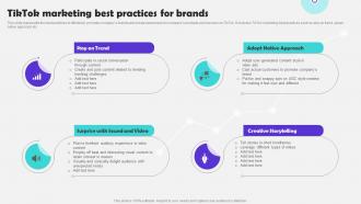 Tiktok Marketing Best Practices For Brands Tiktok Marketing Campaign To Increase