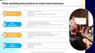 Tiktok Marketing Best Practices To Digital PR Campaign To Improve Brands MKT SS V