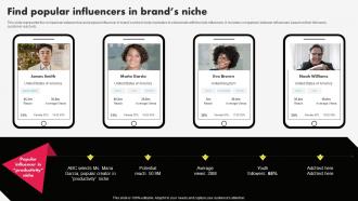 Tiktok Marketing Campaign Find Popular Influencers In Brands Niche MKT SS V