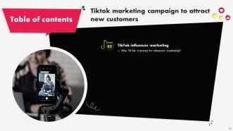 Tiktok Marketing Campaign To Attract New Customers MKT CD V Designed Adaptable
