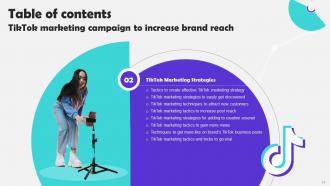Tiktok Marketing Campaign To Increase Brand Reach Powerpoint Presentation Slides MKT CD V Interactive Professional