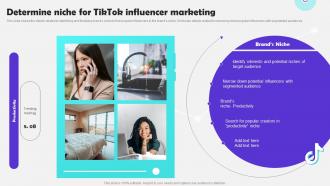Tiktok Marketing Campaign To Increase Determine Niche For Tiktok Influencer Marketing