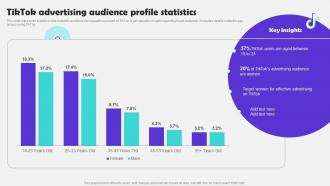 Tiktok Marketing Campaign To Increase Tiktok Advertising Audience Profile Statistics