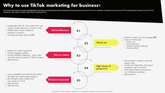 Tiktok Marketing Campaign Why To Use Tiktok Marketing For Business MKT SS V