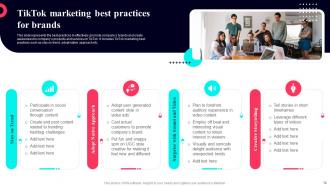 TikTok marketing guide to build brand awareness powerpoint presentation slides MKT CD Idea Pre-designed