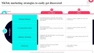 TikTok marketing guide to build brand awareness powerpoint presentation slides MKT CD Good Pre-designed