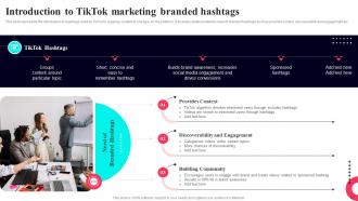 TikTok marketing guide to build brand awareness powerpoint presentation slides MKT CD Researched Pre-designed