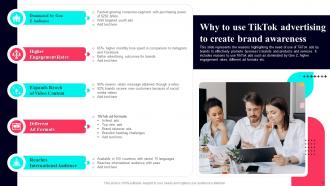TikTok marketing guide to build brand awareness powerpoint presentation slides MKT CD Appealing Pre-designed